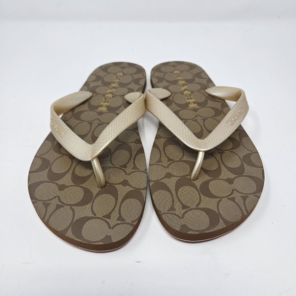 Coach Zac Flip Flops Size 5/6 - Picture 5 of 5